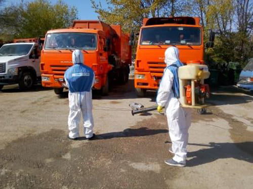 дезинфекция мусоровоза
